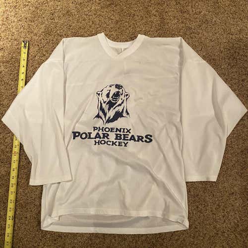 White Youth Large CCM Jersey