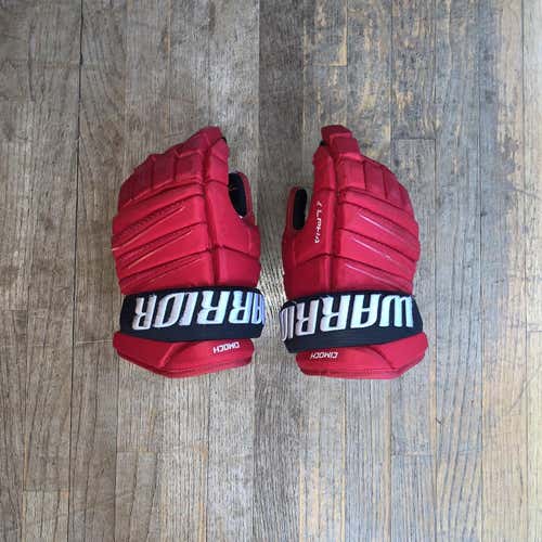Carolina Hurricanes Warrior Alpha Pro Stock Gloves