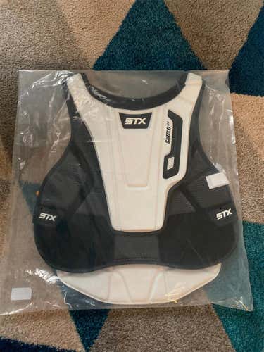 White Adult Large STX Shield 500 Chest Protector