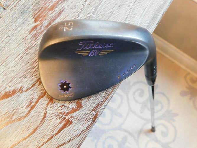 Titleist SM5 Black 52* Wedge w/ True Temper Wedge Flex Shaft - MLV
