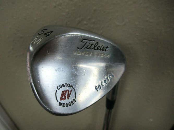 TITLEIST VOKEY TVD54 54* GAP/SAND WEDGE FACTORY WEDGEWORKS STEEL MIDSIZE GRIP