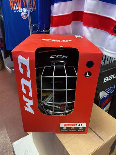 CCM 50 Combo Large Helmet