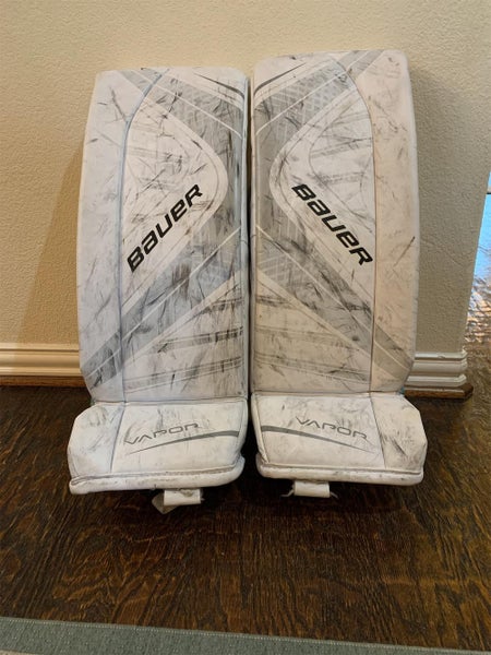White Intermediate 24" Bauer Vapor X700 Goalie Leg Pads