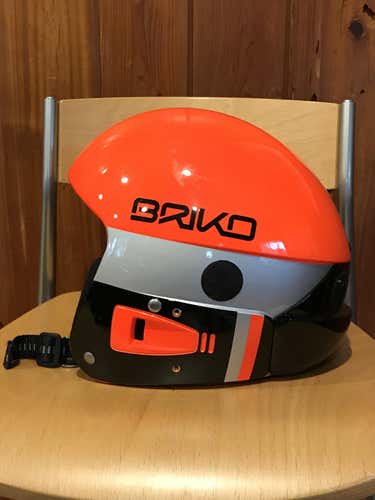 Used Size 58 Briko Vulcano FIS 6.8 Helmet FIS Legal w/Chinguard