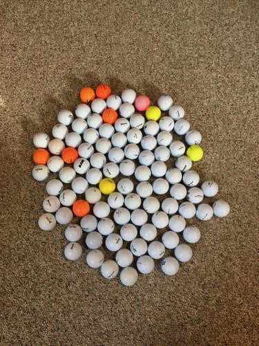 100 Used Assorted Golf Balls