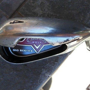Callaway Big Bertha 2006 4 iron CG Precision Steel shaft Uniflex