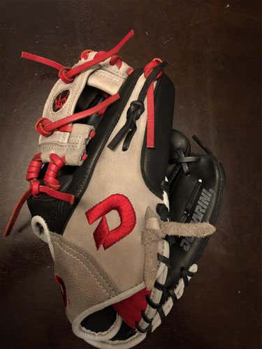Gray Kid Pitch (9YO-13YO) Infield Insane 11.5" Baseball Glove