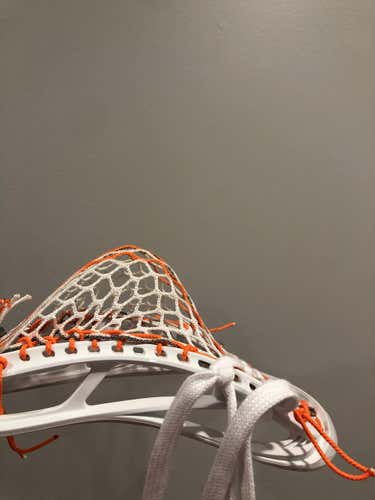 White New Attack & Midfield STX Strung Ultra Power Head