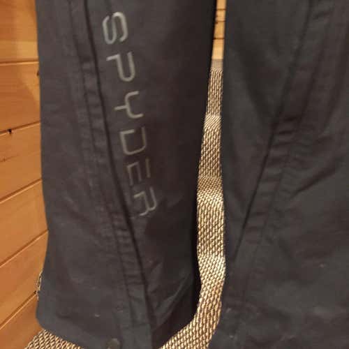 Black Adult Size 8 Spyder Ski Pants