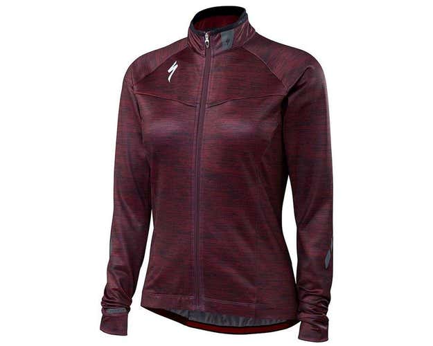Specialized Women's Therminal Long Sleeve Jersey Black Ruby - Medium