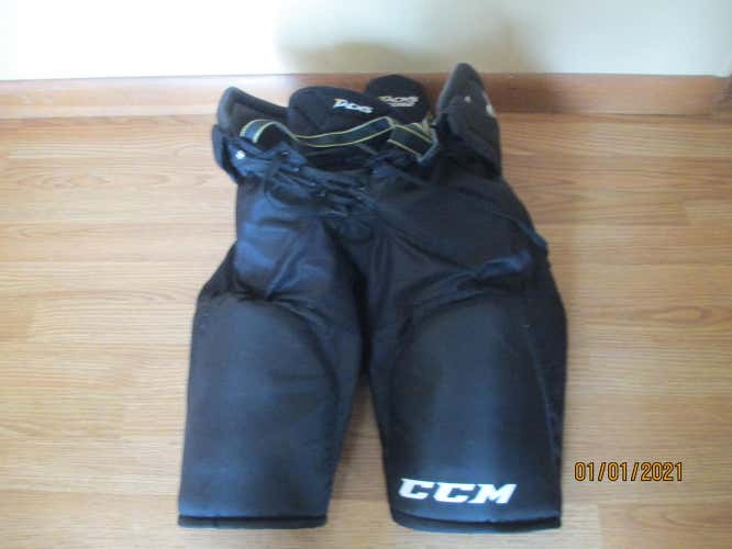 Black Used Junior XL CCM Tacks 5092 Hockey Pants