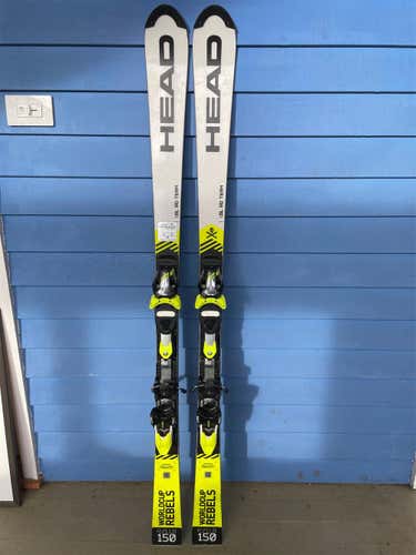 Used 150cm 2020 World Cup Rebels iSL RD Team With Bindings Max Din 14 Skis