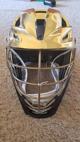 New Cascade S Helmet Gold with navy Chin