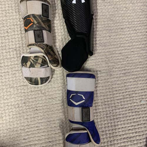 Lot Of Under Under Armour And EvoShield Shin Guards