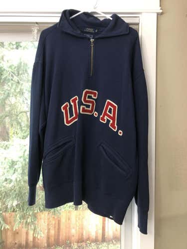 Blue Used Unisex Adult XXL Ralph Lauren Sweatshirt