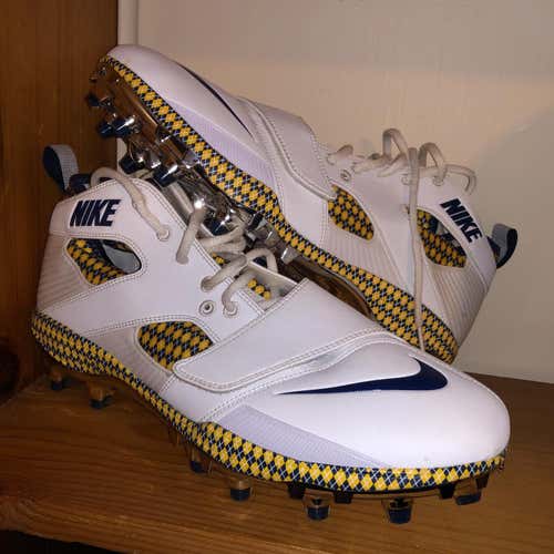 Nike "Sample" Haurache Lacrosse Cleats Sz 12 "Bluechip Edition" NEW rare!