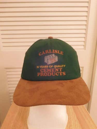 Vintage Carlisle Cement Products 50th Anniversary Snapback Hat