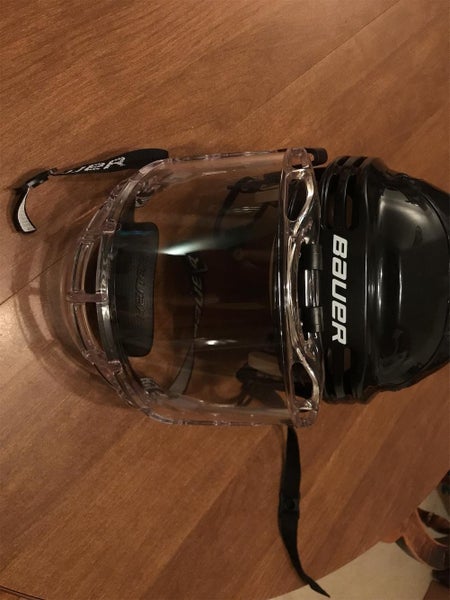 Black Used Medium Bauer 4500 Helmet