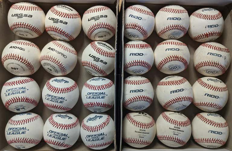 Used Other Baseballs 24 Pack (2 Dozen)