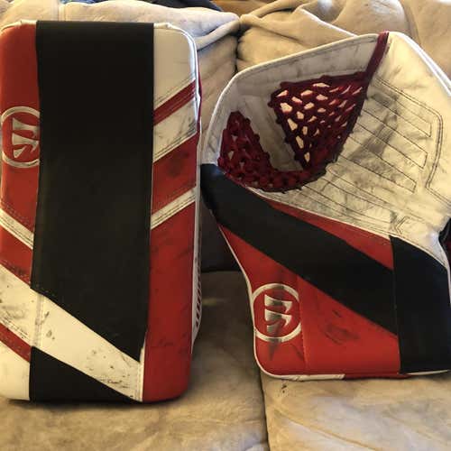 Warrior Gloves Blocker G3 Sr Glove G4 Sr
