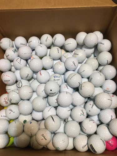 100 Used Titleist Golf Balls