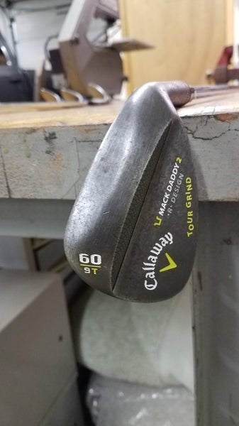 Used Men's Callaway Right Handed Mack Daddy 2 Tour Grind Wedge Wedge Flex 60 Degree Steel Shaft