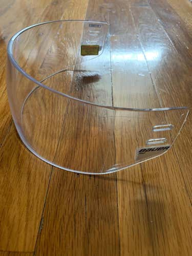 New Senior Bauer Pro Straight Visor Clear Visor