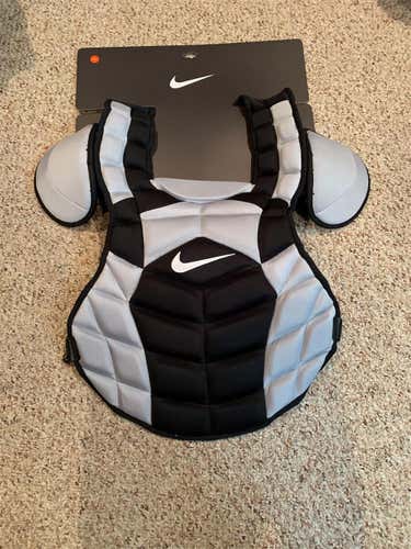 Adult Nike Catcher's Chest Protector Black And Gray