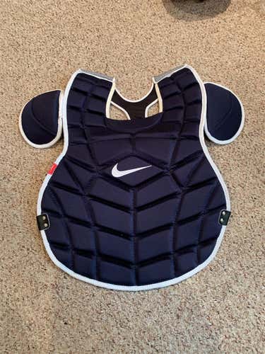 Adult Nike Catcher's Chest Protector 17” Navy Blue