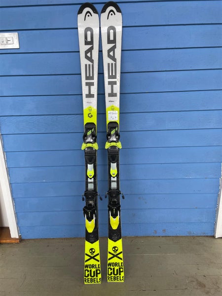 Used 144cm Racing Worldcup Rebel I.SL RD Team With Bindings Max Din 11 Skis