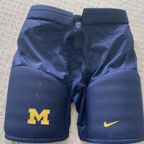 Pro stock University of Michigan Hockey Pants Team issue Shells Medium pro return