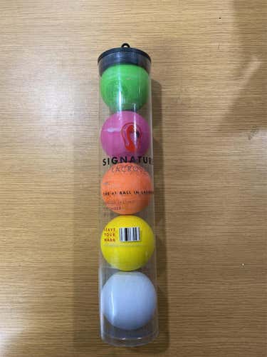 New Signature Lacrosse Balls