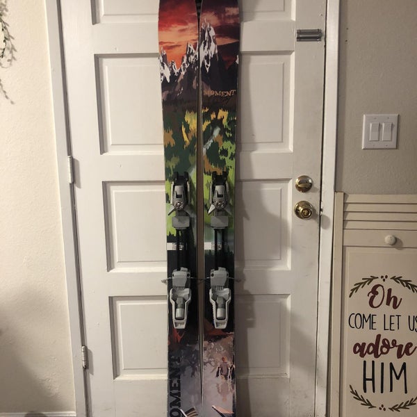 Used Powder Ski Josh Bibby With Bindings Max Din 13 Skis