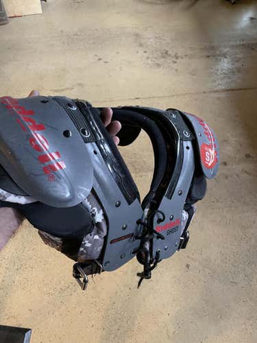 Used Small Riddell Ghost Shoulder Pads