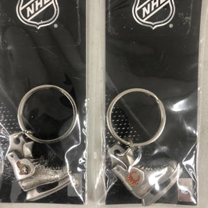 New Hockey Skate Logoed Key Chains