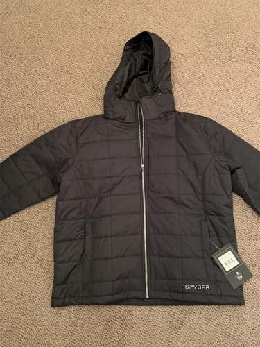 Black Adult XL Spyder Jacket