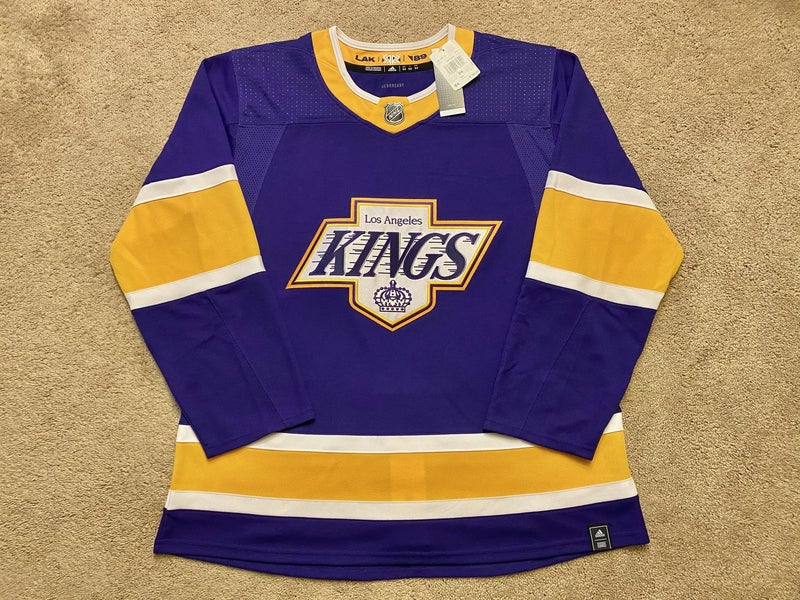 RARE 2020 Adidas Los Angeles Kings Reverse Retro Size 54 Jersey - New With Tags