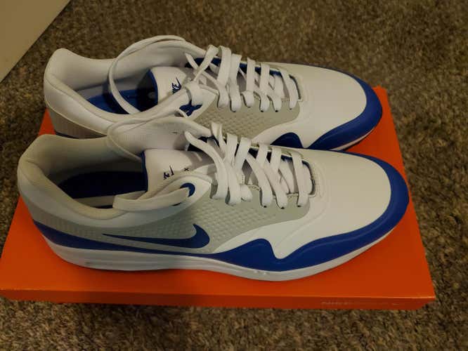 Blue New Men's Size 13 (Women's 14) Nike Golf Shoes