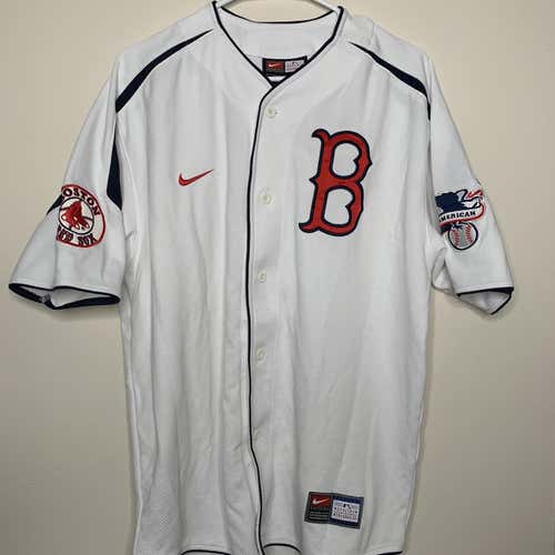 Adult Small White Nike Boston Red Sox Jersey