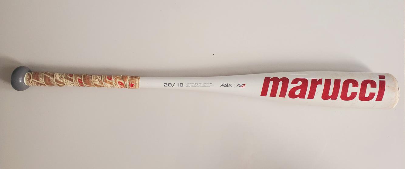 Used Kid Pitch (9YO-13YO) USSSA Certified 2018 Marucci Alloy CAT 7 Bat (-10) 18 oz 28"