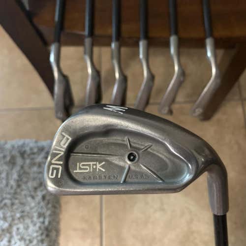 Men's Right Handed ISI-K Stiff Flex Graphite Shaft Iron Set