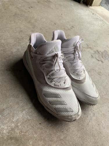 White Men's Turf Cleats Low Cut