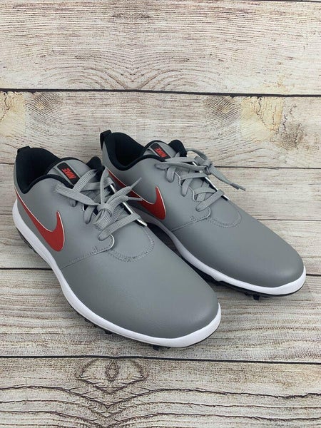 NEW Nike Roshe G Tour Golf Shoes Gray Red AR5580-003 Men’s Size 12.5