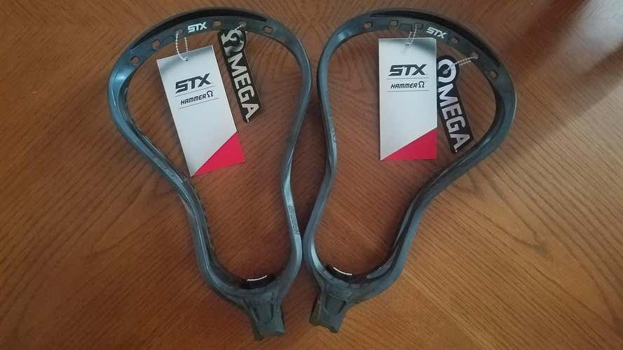 $54! Bundle Deal: 2 New STX 'Galaxy' Black Hammer Omega Lacrosse Heads