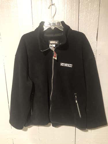 Black Men's Adult New Medium CCM Jacket