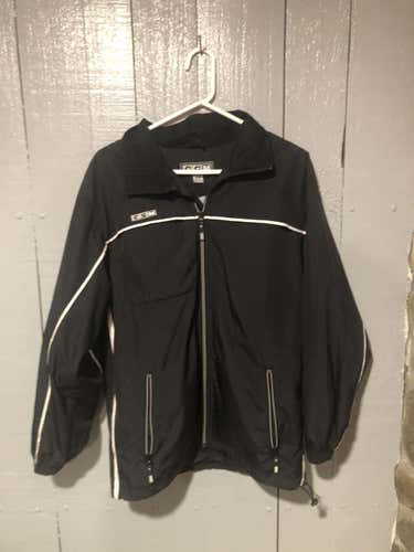 Black Men's Adult Used Small CCM Jacket