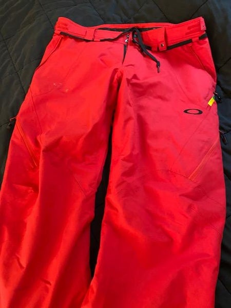 Men's Used Adult XL Oakley Pants- red