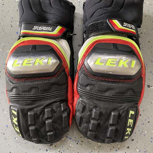 Black Youth Lobster Claw Leki Mitten Sz 7.5