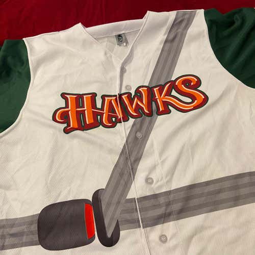MiLB Boise Hawks (Colorado Rockies) #16 Game Used Worn Jersey White Adult OT Sports Size 50