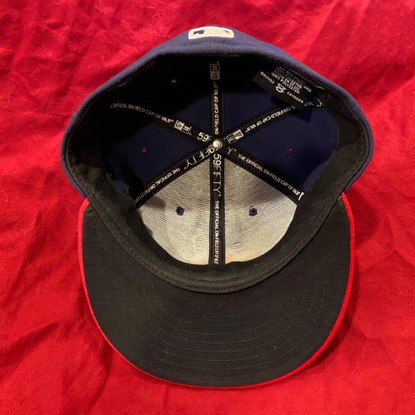 Vintage Cleveland Indians “Chief Wahoo” Blue Adult 7 1/4 New Era